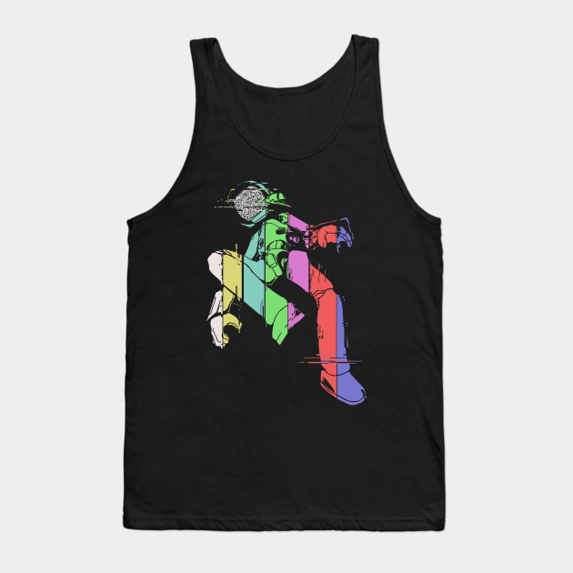 Canti - Glitch Tank Top by crimmart